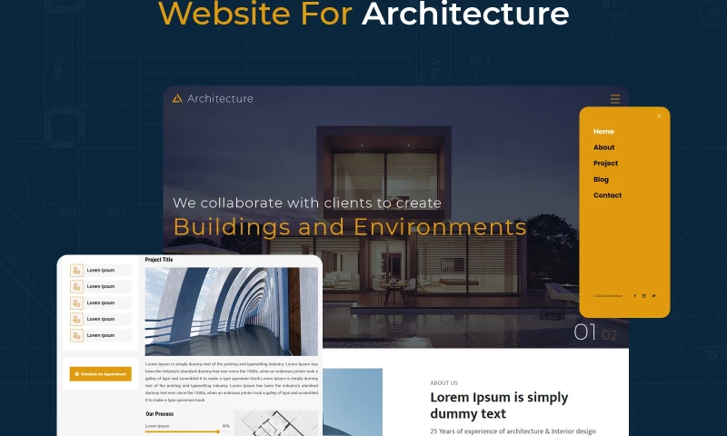 The One Technologies - Architecture Website