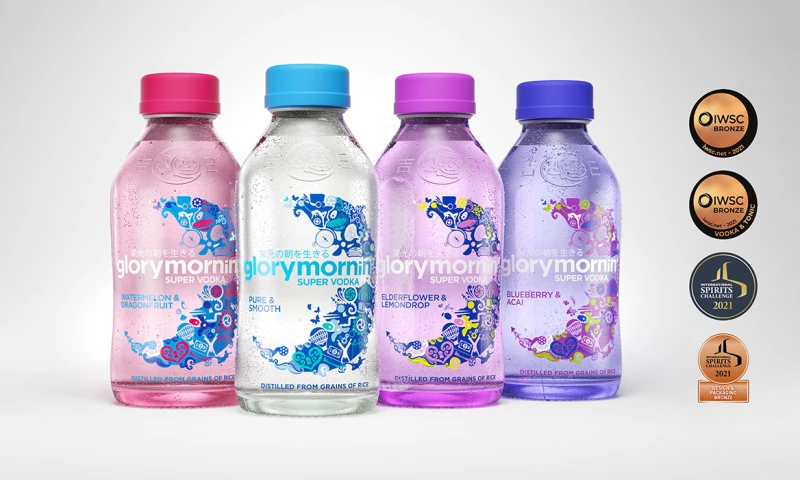 Pemberton & Whitefoord - Glory Mornin' Super Vodka - Branding & Packaging Design