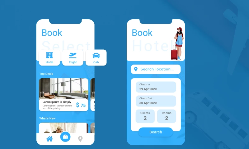 The One Technologies - Travel Booking App