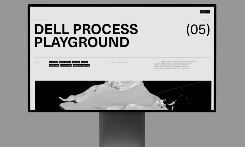 Monolith - IAMSTATIC's custom website