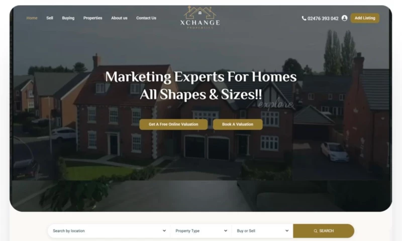 Estate Agents Website