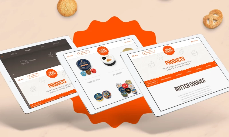 SEEGNO - Dancake - Bakery Brands Dual Website Build