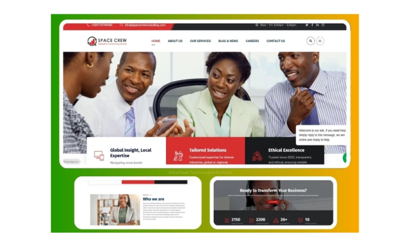 Webfleek - Space Crew Research Consulting Centre