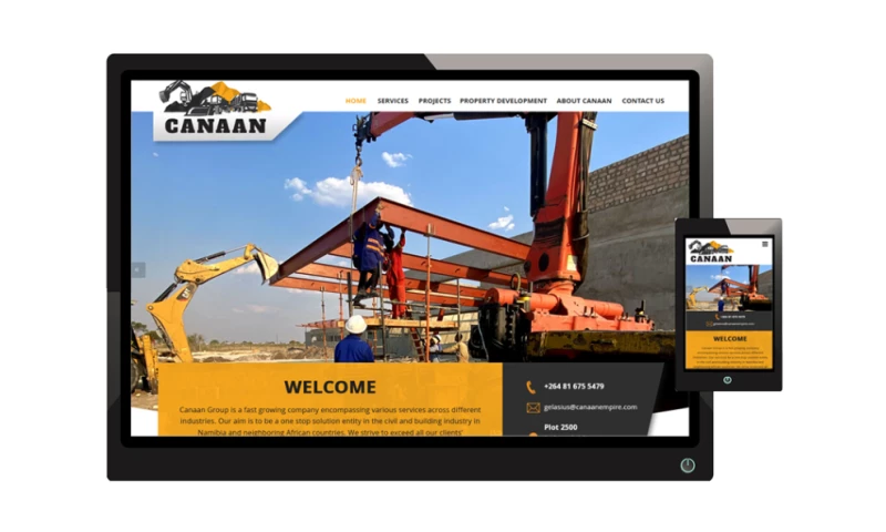 Blue Crane Web Development - Canaan Group