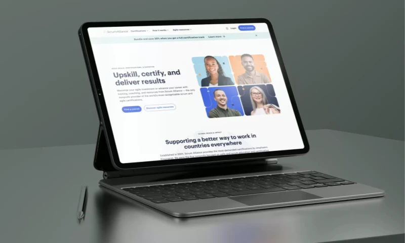 Scrum Alliance Website Redesign