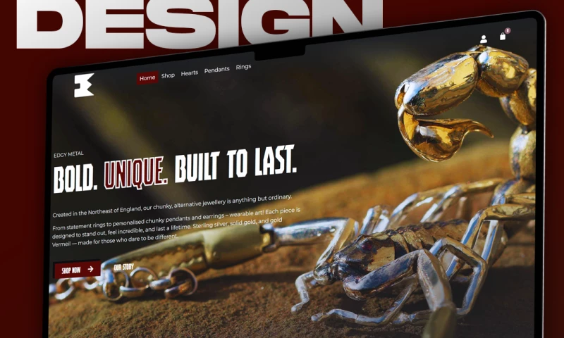 SW Designs - Web Design - Edgy Metal