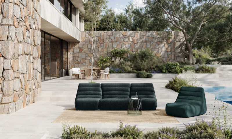 Danthree Studio - 3D Exterior Visualization for Outdoor Rugs Digital Product Staging