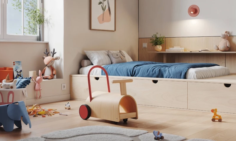 Danthree Studio - 3D Interior Visualization for Toys CGI Product Photography with Storytelling