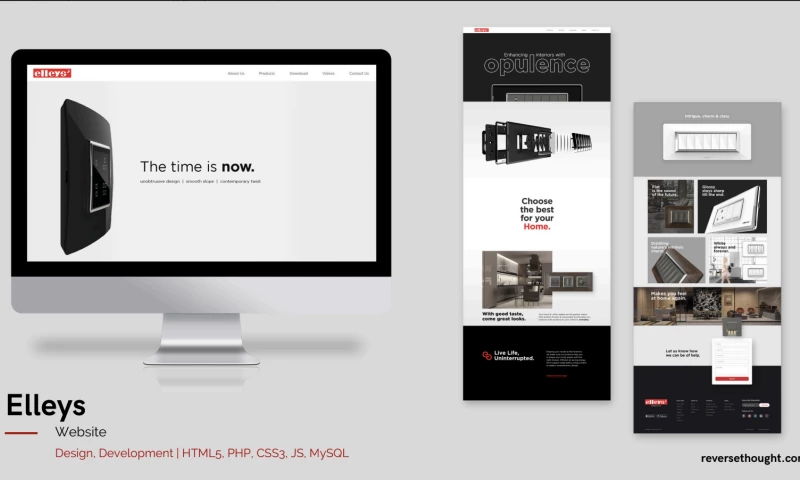 Reverse Thought Creative Studio - Interactive B2B website for a switch brand