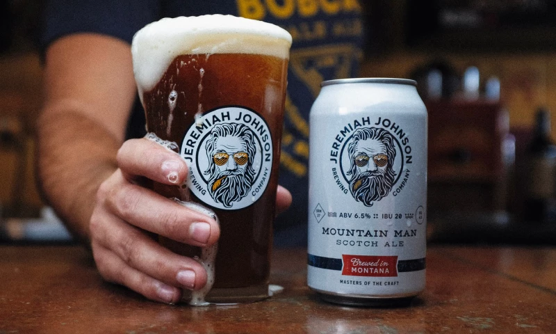 Jeremiah Johnson Brewing Company Brand & Packaging