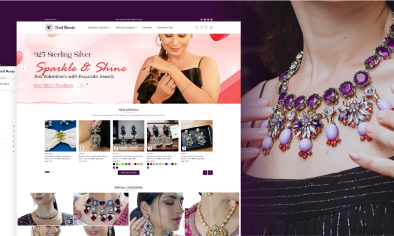 Dolphin Web Solution Pvt. Ltd. - TiedRoots Indian Jewelry Online Store