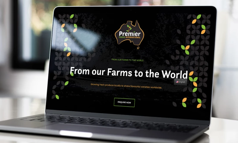 Multilingual Website for Global Expansion Premier Farms International