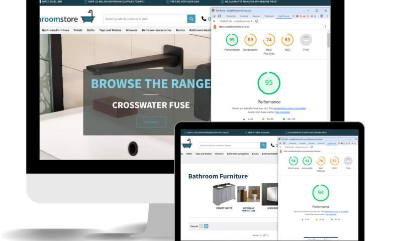 BSS Commerce - UK Bathroom Store: Hyva & Magento Upgrade