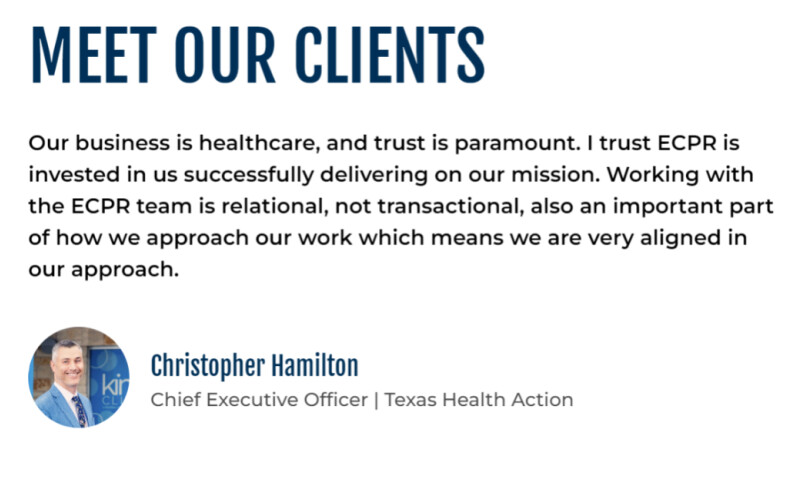 ECPR Texas - Texas Health Action