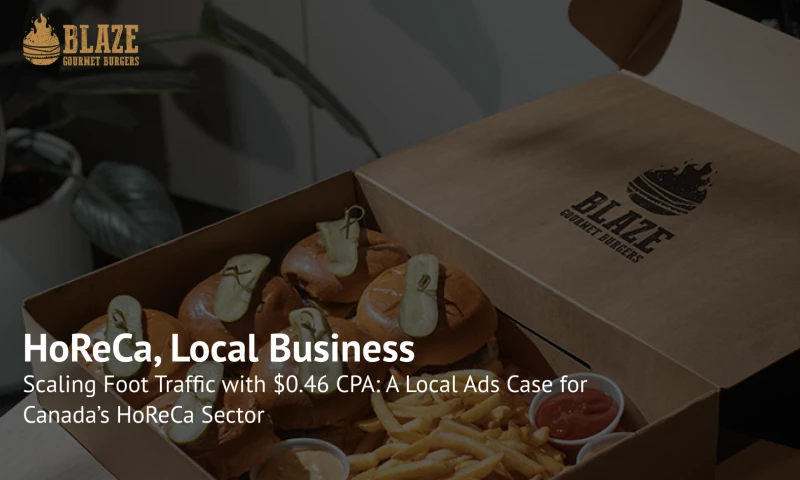 Local Google Ads Campaign for HoReCa: Over 1,000 Interactions in Just 2 Months