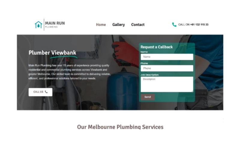 Aidan Coleman - Main Run Plumbing