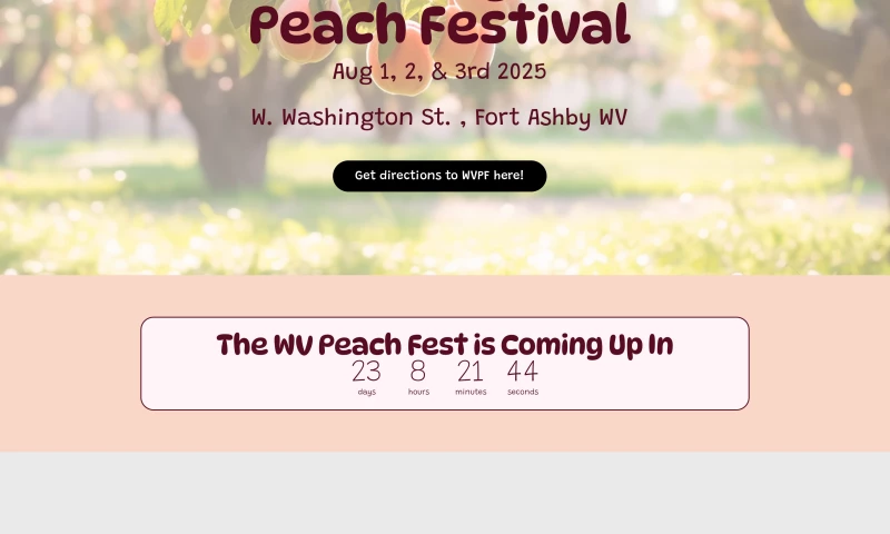 WV Peach Festival