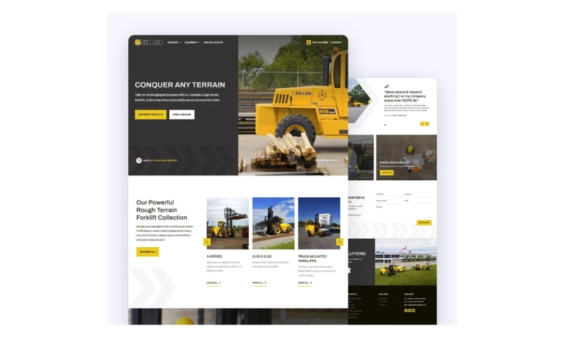 Sellick Equipment (Web Design)
