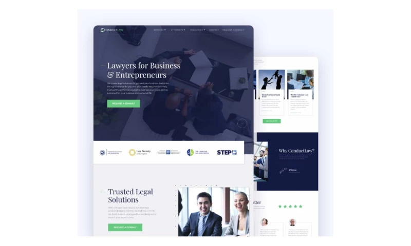 ConductLaw (Web Design)