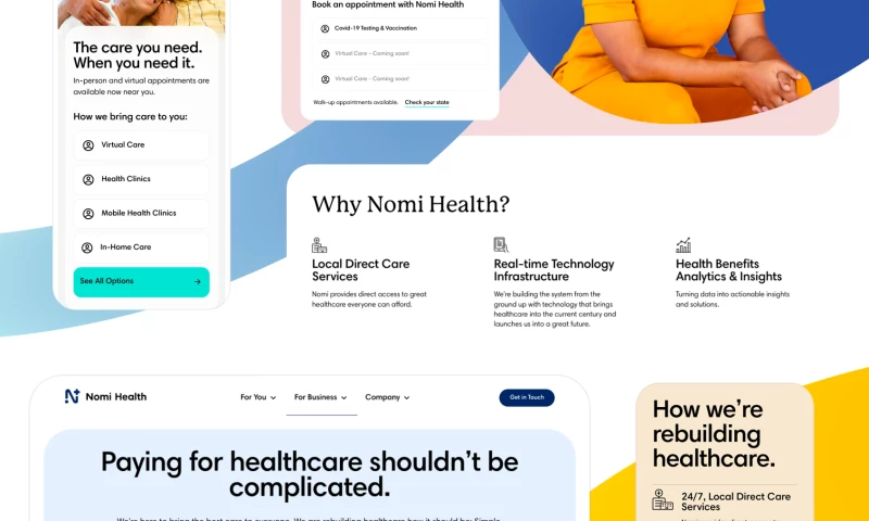 Nomi Website Redesign