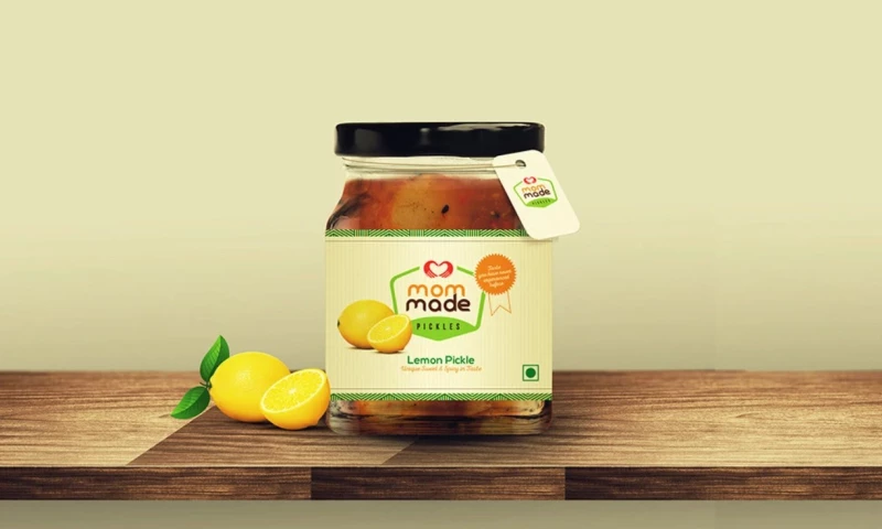 Ideoholics - Mom-made Pickles branding and labeling design