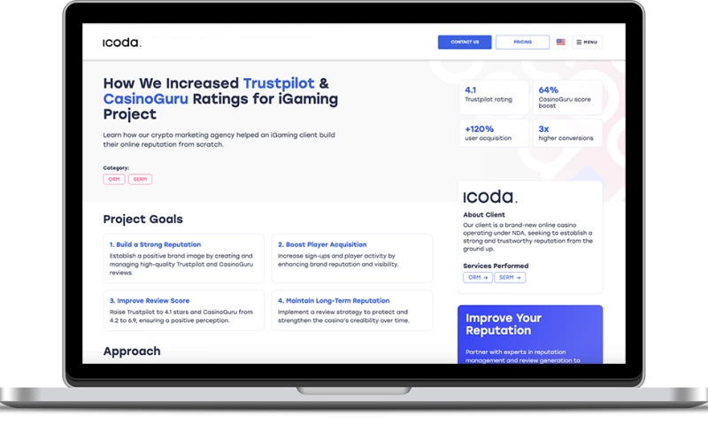Boosting Trustpilot & CasinoGuru Ratings for a New iGaming Brand