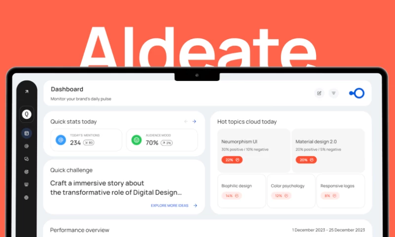 Glow Design Agency - AIdeate - AI-Driven SMM Platform