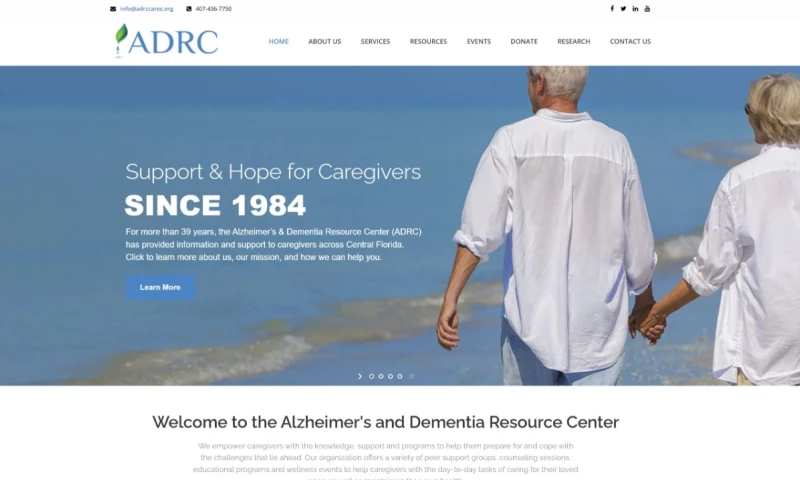 ADRC - Orlando Website Design