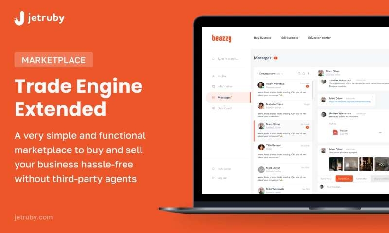 JetRuby - Simplifying Business Transactions with a Peer-to-Peer Marketplace