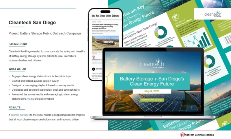 (W)right On Communications - Battery Storage Survey + Outreach