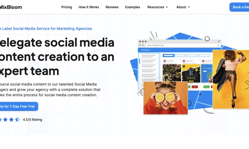 CRFT Studio - MixBloom Website Rebuild