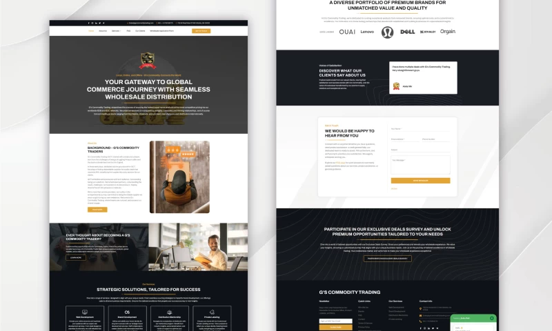 Webify Digital - Gs Commodity Trading (GCT) Website Design