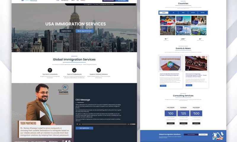 Webify Digital - Tick Partners Website Design