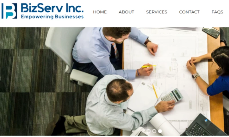 Harbor Sourcing - Corporate Website for BizServ Inc.