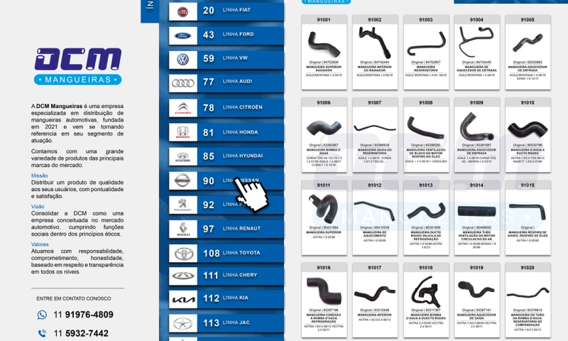 Product Catalog with Hyperlink