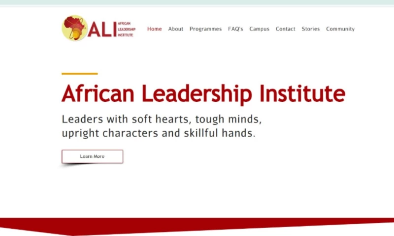 Web Designers Namibia - African Leadership Institute Website