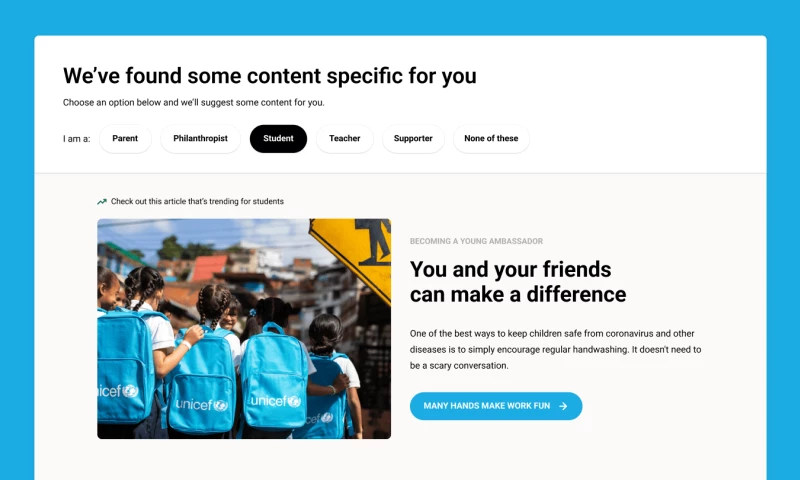 Delivering Impact for UNICEF