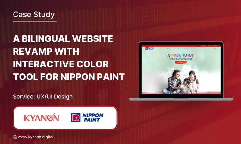 Kyanon Digital - Nippon Paint - A Bilingual Corporate Website
