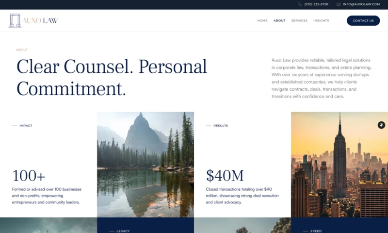 Kroma Creative - Auxo Law