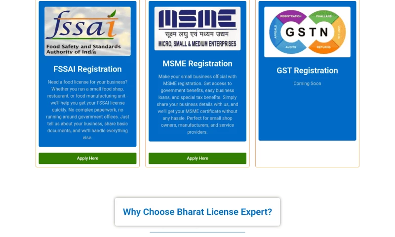 DG10 Agency - Bharat License Expert