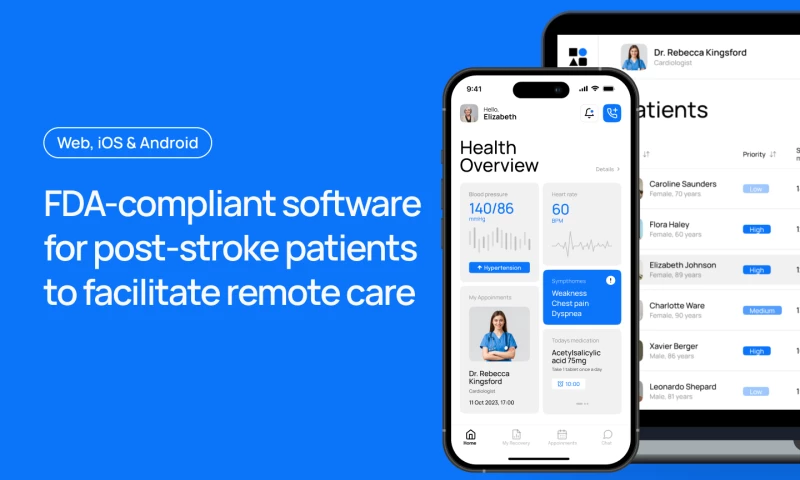 Platform for remote post-stroke monitoring