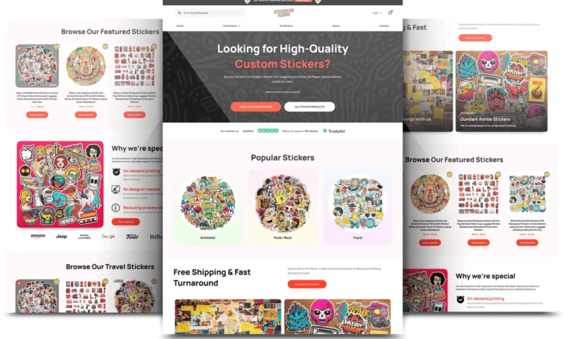 Sticker Me Please Website