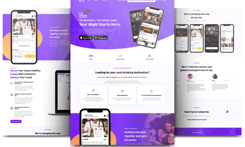 WYA Website & Mobile App
