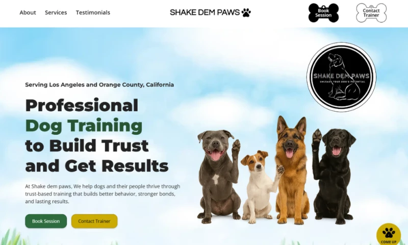 Graceful Web Studio - Shake Dem Paws