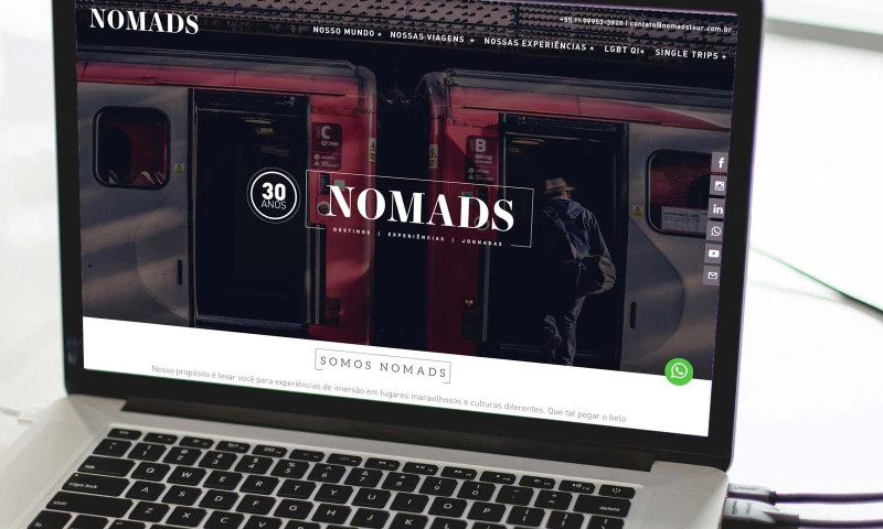 Biquara Digital Creative - Nomads website