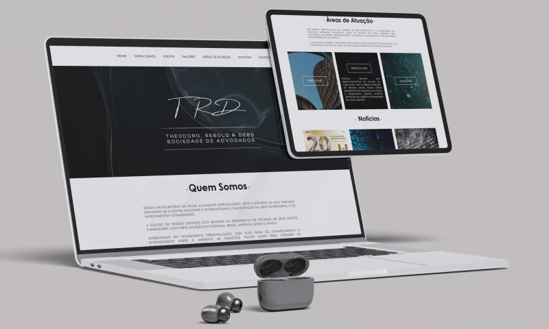 Biquara Digital Creative - TRD Advogados website