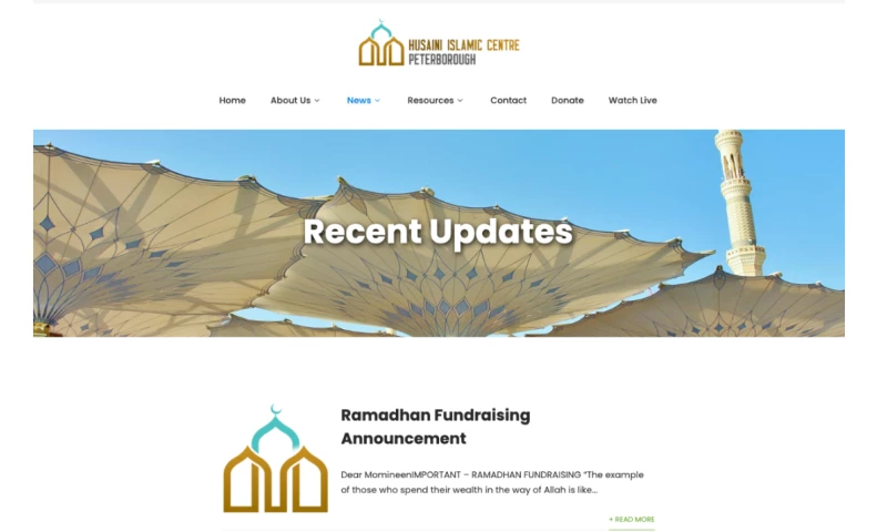 The Web & Social LTD - Husaini Islamic Centre