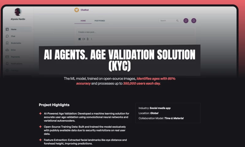 AI Agents. Age Validation Solution (KYC)