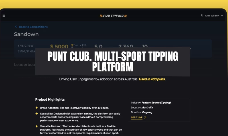 Uinno - Multi-Sport Tipping Platform