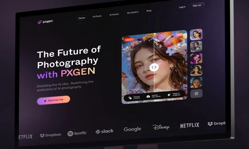 Pxgen AI Generator UX/UI Case Study | Orbix
